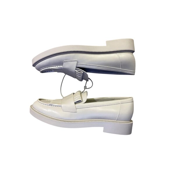 Marc Fisher Calixy Loafers Womens 8M Gray Fringe Slip-On Moc Toe NEW No Tags - Picture 7 of 16